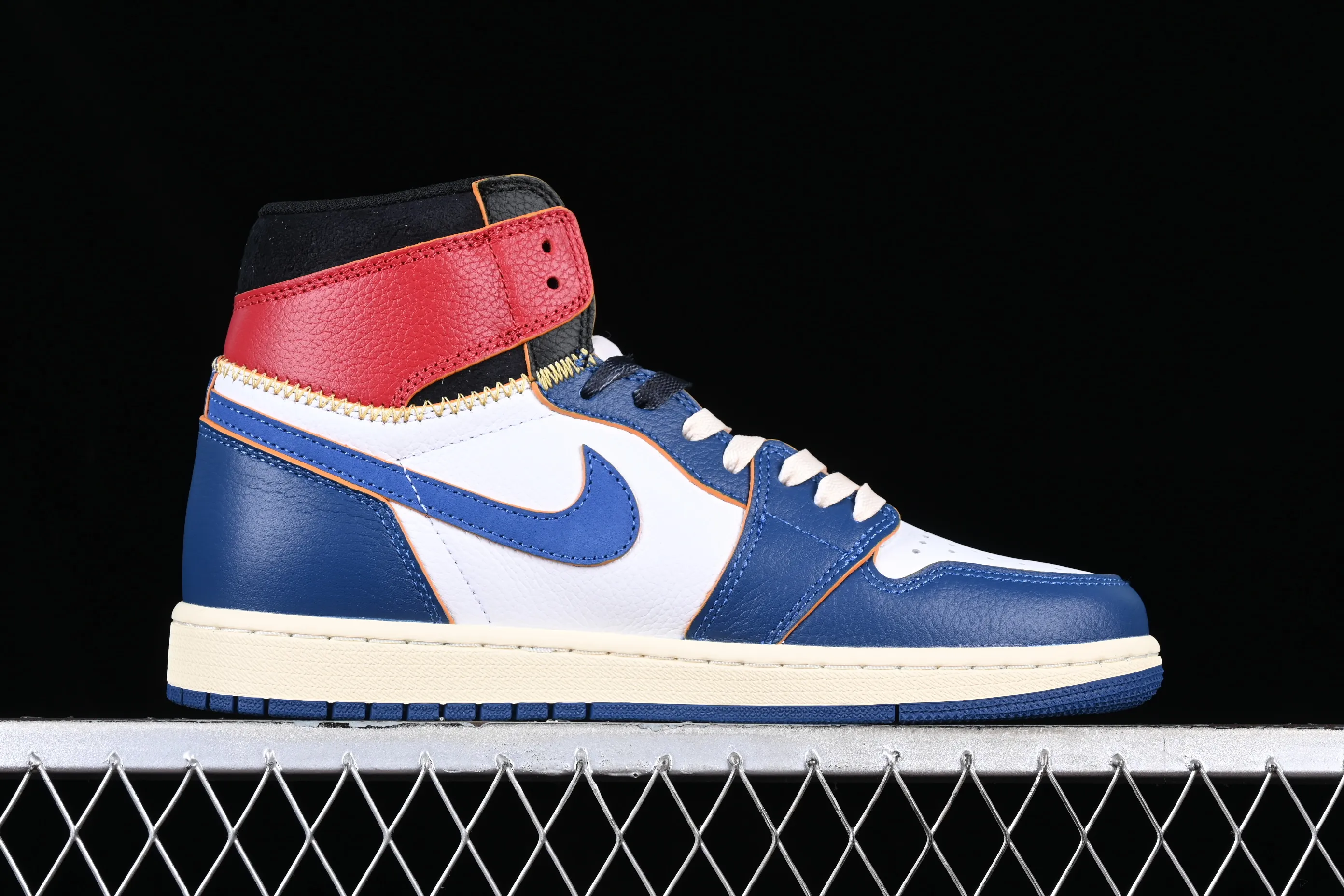 All categories Air Jordan Jordan series basketball shoes Air Jordan 1 High Air Jordan 1 x Union AJ1 Joe 1 limited edition four-color deconstruction stitching basketball shoes BV1300-146
